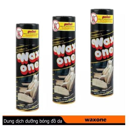 Chai xịt dưỡng làm sạch và bảo vệ da ghế WAX ONE chuẩn hàng Thái