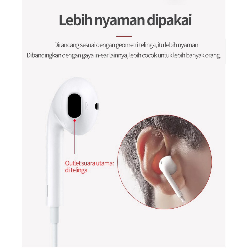 Tai nghe nhét tai có dây VANSEN chính hãng 3.5mm dành cho iPhone Android