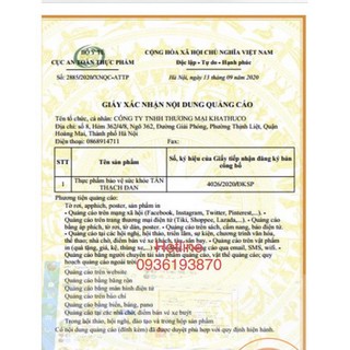 ✅ TÁN THẠCH ĐAN CHÍNH HẠNG 👍[Freeship] ❤️