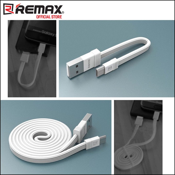 Cáp Sạc Remax RC-062m cổng MicroUSB 1.0m tặng kèm 1 cáp 0.16m
