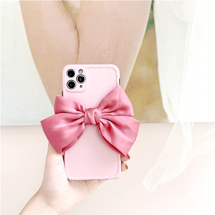 Ốp lưng iphone Gắn nơ 5/5s/6/6plus/6s/6splus/7/7plus/8/8plus/x/xr/xs/11/12/pro/max/plus/promax | BigBuy360 - bigbuy360.vn