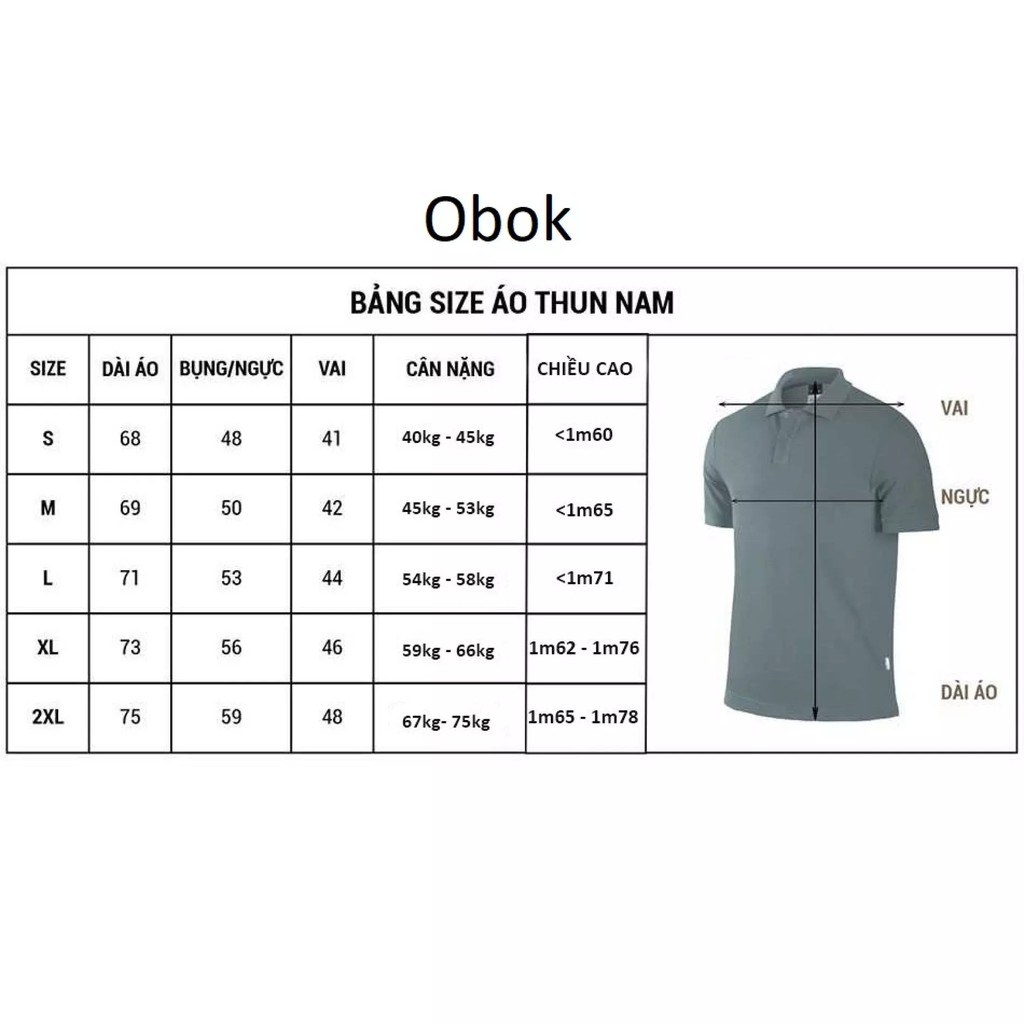 Áo Polo Nam Tay Ngắn, Áo Thun Nam Cổ Bẻ OBOKFASHION, Phong Cách Thời Trang Cao Cấp Màu Đen - Trắng ACB01 | BigBuy360 - bigbuy360.vn