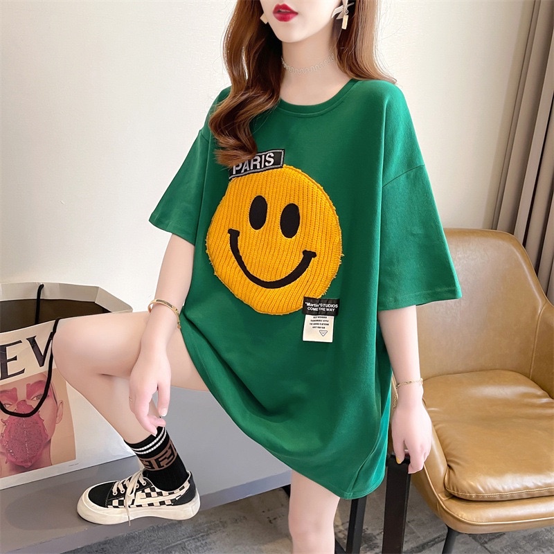 Áo phông cotton mặt cười