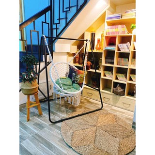 Thảm cói hoa sao - d120cm