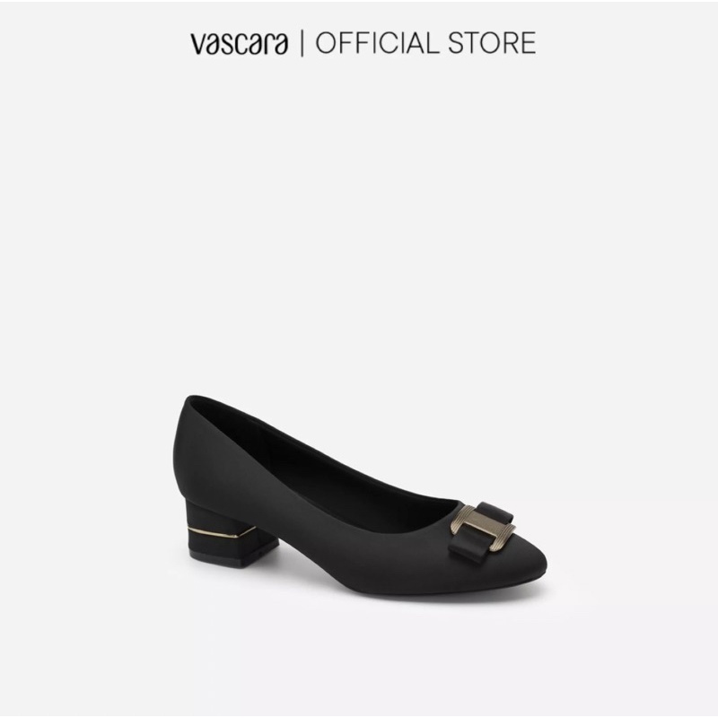 PASS GIÀY BÍT MŨI PHỐI NƠ KIM LOẠI VASCARA size 37 (new 100%)