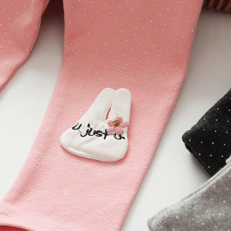 Quần Legging hoạ tiết hoạt hình giữ ấm cho bé gái