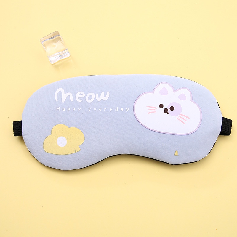 Bịt Mắt Che Mắt Ngủ Có Túi Gel Massage Hình Thú cute phiên bản Hàn Quốc