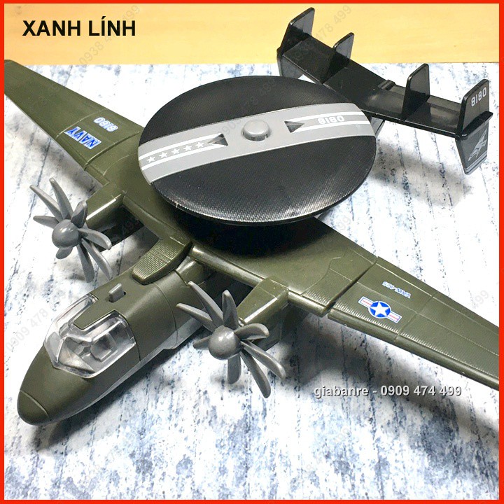 Mô Hình Đồ Chơi Máy Bay Tuần Thám Radar - E2 - Dài 20cm Size 1:72 - 7797