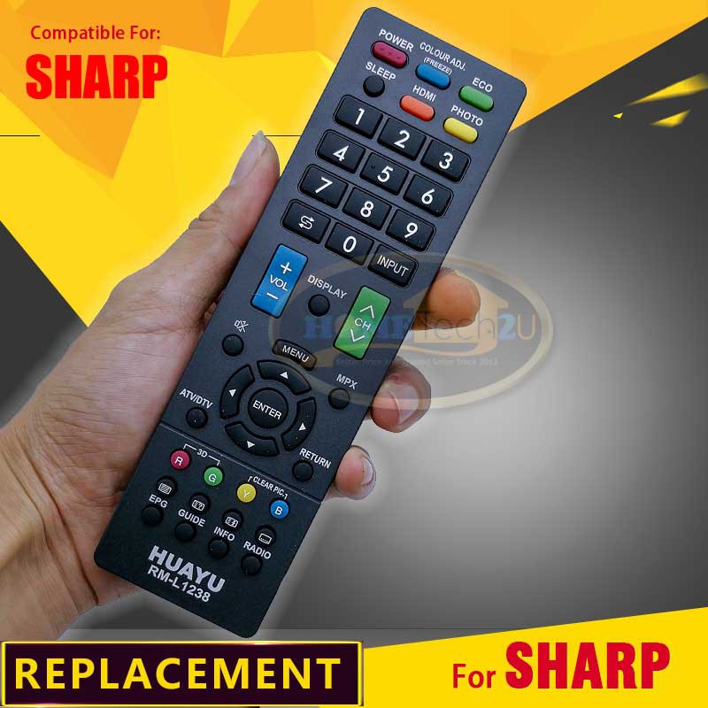 Remote Tv Sharp 1236