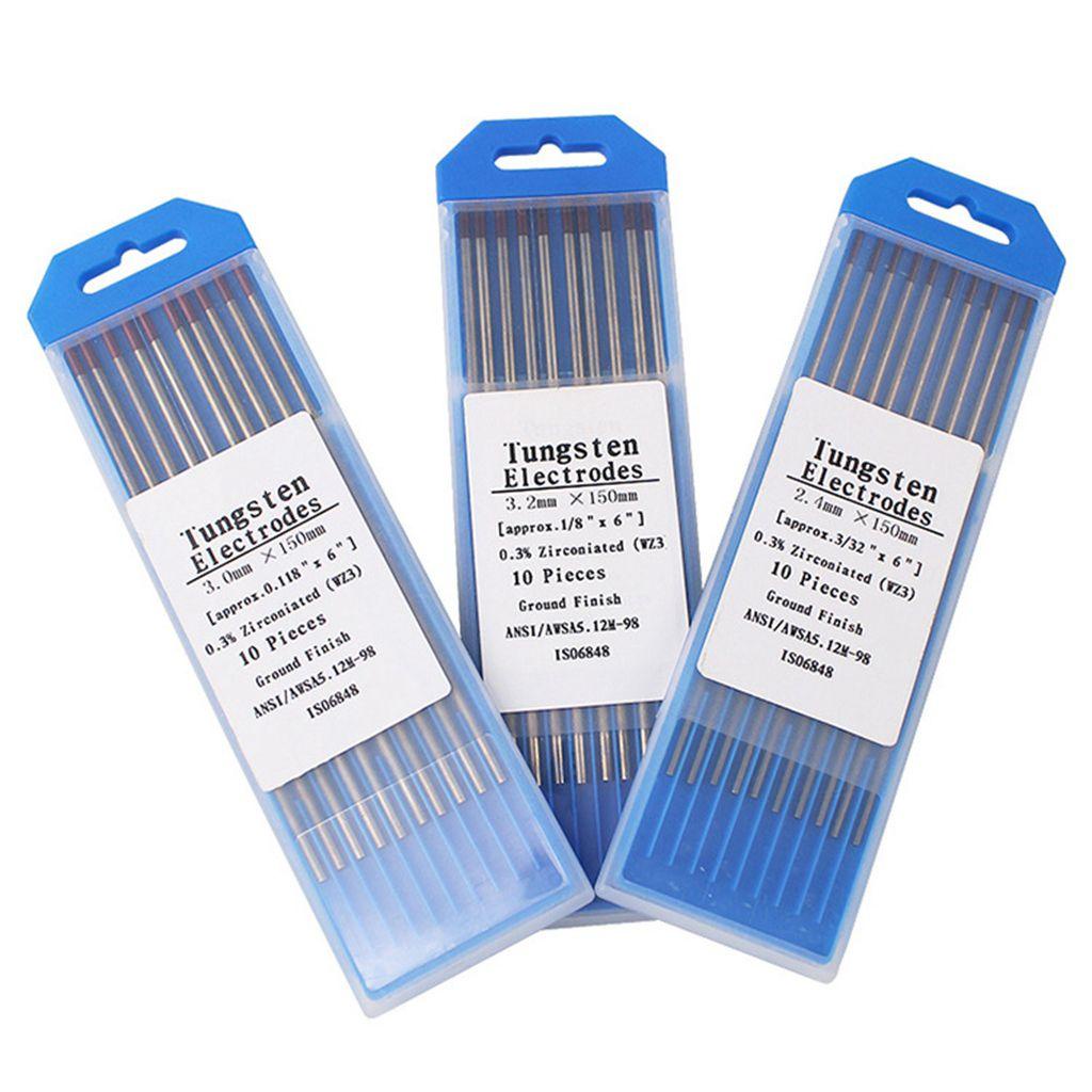 TAYLOR1 10 pcs/box Welding Rods 1.0-4.0 mm Diameter Tungsten Sticks Tungsten Electrodes TIG Wide Application Welding Electrode Professional Multi-styles Optional Quality 150 mm Welding Supplies