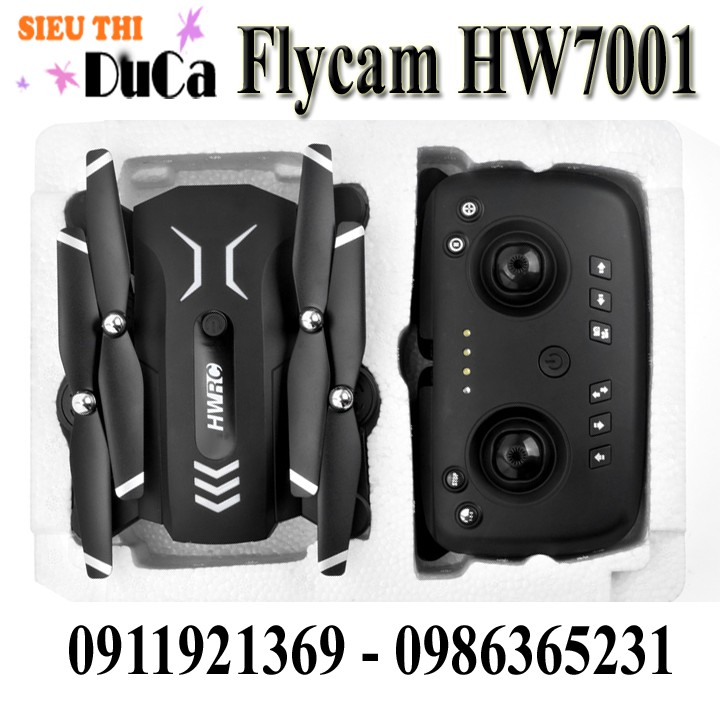 Flycam HW9001 Trang Bị 2 Camera 4k Bay 18-20p