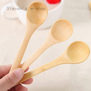 1 Muỗng Gỗ Nhỏ Múc Cà Phê Mật Ong Đa Năng