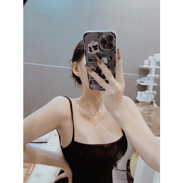Jump ngố 2 dây hở lưng có mút-hình thật.