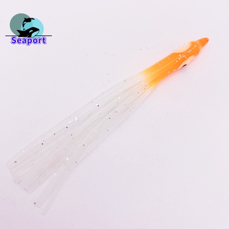 Set 10 Mồi Câu Cá Giả Hình Bạch Tuộc 7.5cm/2.9inch