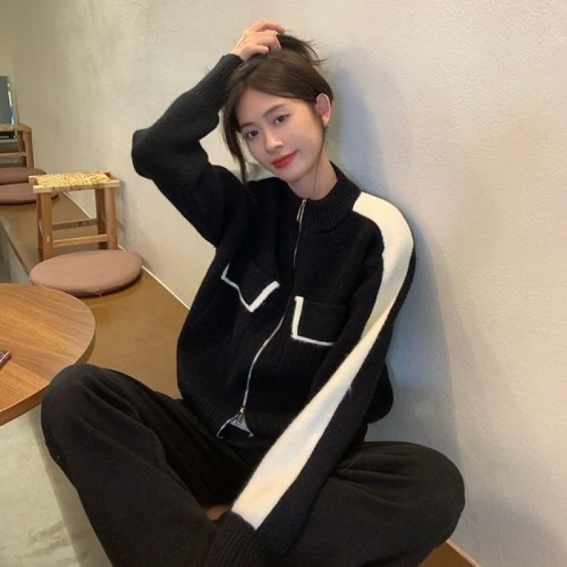 ÁO KHOÁC LEN KHOÁ KÉO