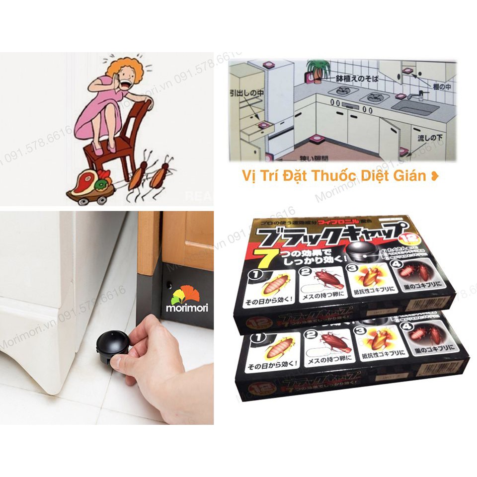 THUỐC VIÊN DIỆT GIÁN LOẠI 12 VIÊN