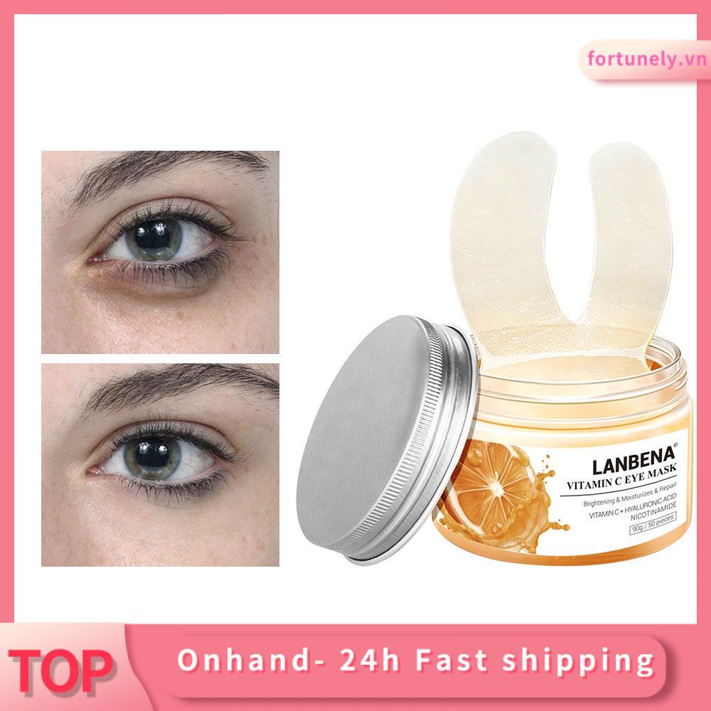 LANBENA Mặt Nạ Mắt Vitamin C Dưỡng Ẩm Chống Bọng Mắt Và Quầng Thâm Làm Săn Chắc Da 50pcs | BigBuy360 - bigbuy360.vn