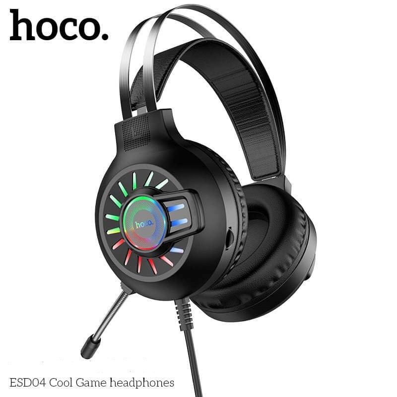 [GIÁ HỦY DIỆT]Tai nghe Gaming Hoco ESD04 có mic đàm thoại.Head phone chụp tai Bluetooth cho Game thủ-bass mạnh-pin khủng