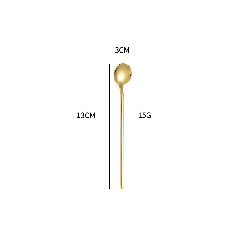 Muỗng Cà Phê Nhỏ Bằng Thép Không Gỉ 304 13 / 15 / 17cm