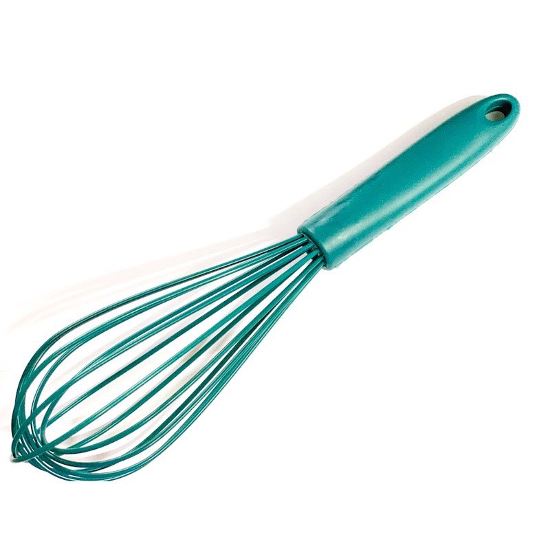 [Whisk eggs] - Dụng cụ đánh trứng cầm tay- phới lồng đánh trứng làm bánh khuấy bột bằng silicon màu hồng/xanh pastel