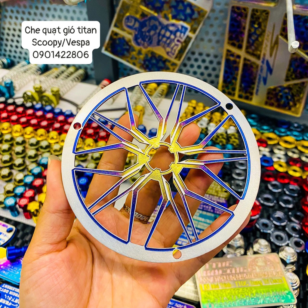 Che cánh quạt gió titanium
