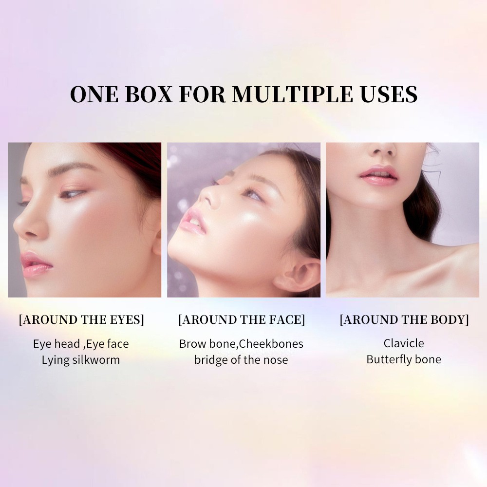 Bảng phấn tạo khối và bắt sáng FENLI E0401 4 trong 1 tạo hiệu ứng lấp lánh 7g | BigBuy360 - bigbuy360.vn