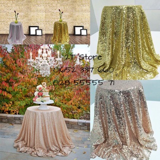 Vải kim sa trải bàn