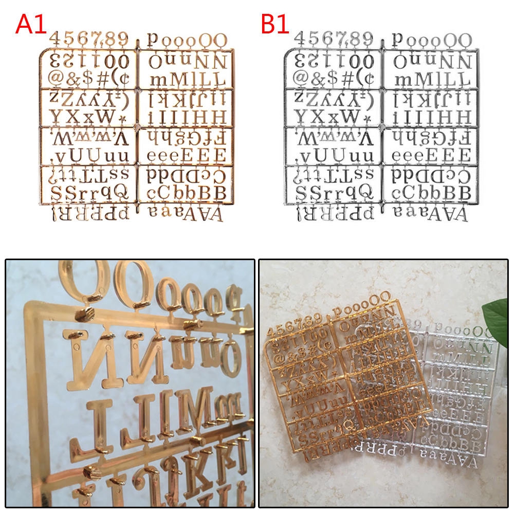 Bảng chữ cái trang trí loại 119 ký tự thay đổi chất lượng cao độc đáo độc đáo