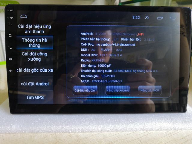 Màn hình DVD Android ô tô hỗ trợ ĐỊNH VỊ XE cao cấp BẢO HÀNH 18T 7" 9" 10" (7/9/10 inch) Ram 2GB, Rom 32GB | BigBuy360 - bigbuy360.vn