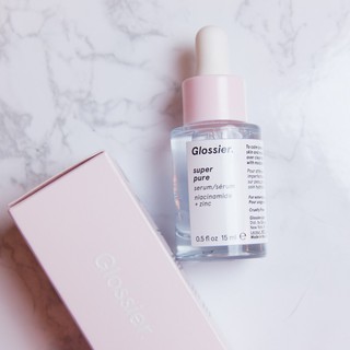 Tinh chất phục hồi da Glossier Super Pure Serum Niacinamide + Zinc (15ml)