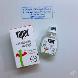 Combo 12 chai dầu Vapex Thái Lan 5ml