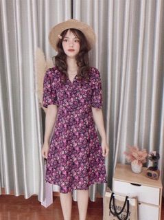 Đầm hoa nhí vintage🌸🌸🌸 ảnh thật