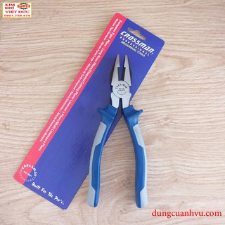 Kìm điện CROSSMAN 95-318 8inch cán xanh xám