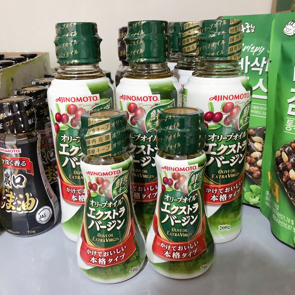 Dầu Olive nguyên chất Ajinomoto nhập khẩu Nhật Bản 70 - 200ml