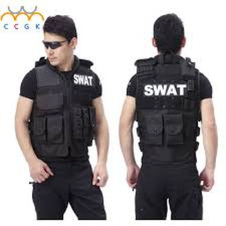 Áo vest Swat/ áo giáp phượt/ đồ bảo hộ/bắn súng sơn.
