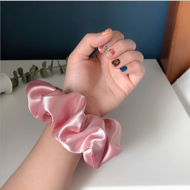 Dây buộc tóc vải scrunchies siêu phồng bự Orin K1054 K1056 K1143