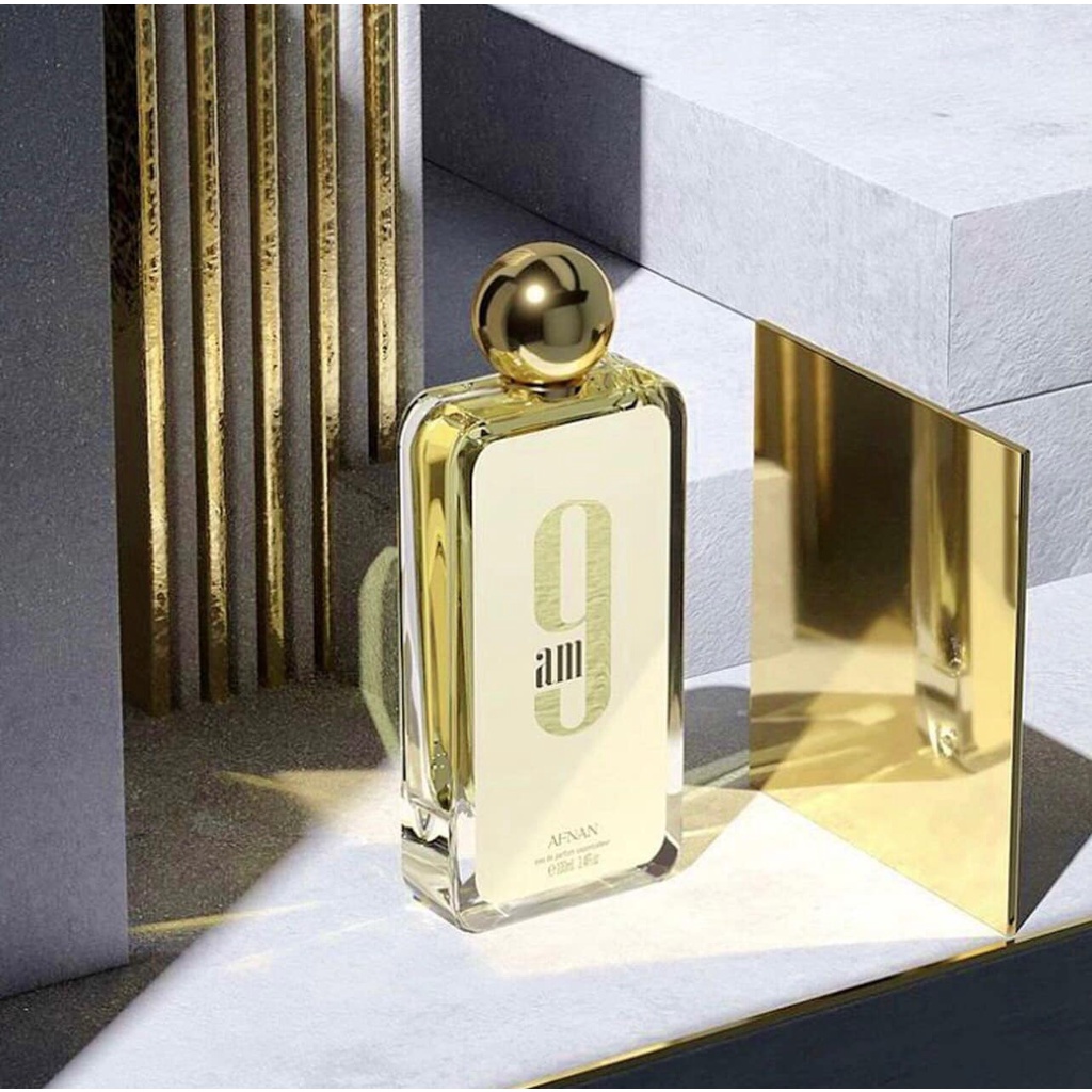 Nước hoa chính hãng nam nữ thơm lâu Afnan 9AM EDP HD Perfume