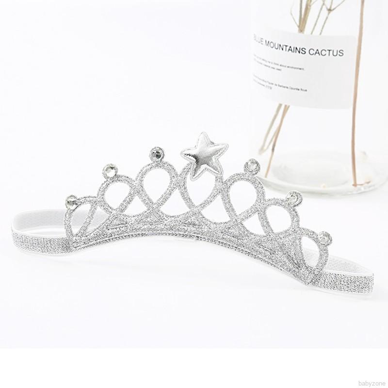 Băng đô hình vương miện dễ thương cho bé gái