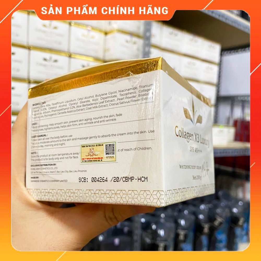 [Chính hãng] Kem body Collagen X3 Mỹ Phẩm Đông Anh 2021