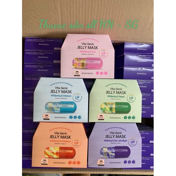 MẶT NẠ VITA GENIC JELLY MASK BANOBAGI WHITENING & REPAIR THIẾC