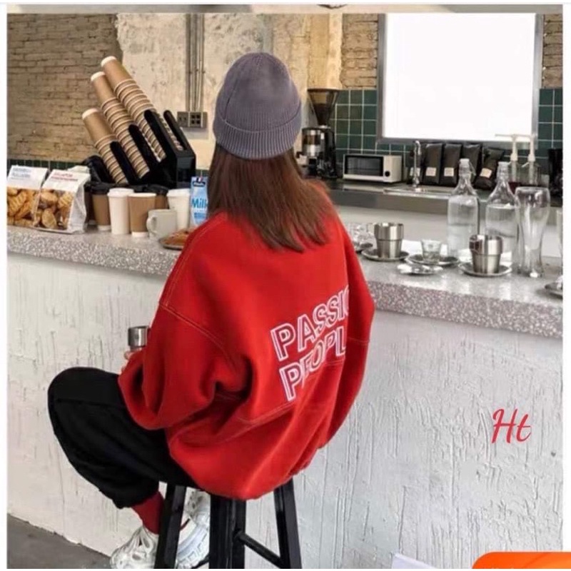 Bộ nỉ ngoại đỏ Passion H2B