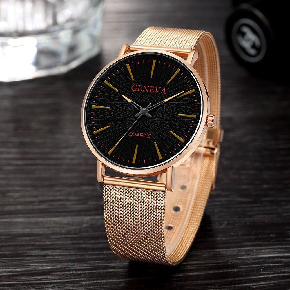 Đồng hồ đeo tay dây thép không gỉ thời trang cho nam | BigBuy360 - bigbuy360.vn