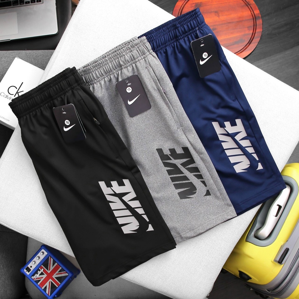 Quần Short Nam Thể Thao Logo 7 Màu Cao Cấp quần ngắn nam thun ống rộng vải loại 1 shop the thao kute