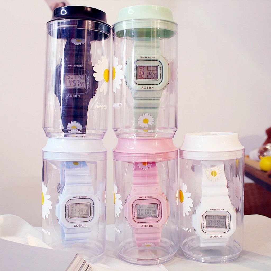 Đồng Hồ Nữ Dây In Hoa Cúc 🕑 FREESHIP 🕑 Đồng Hồ Thời Trang Dây Hoa Cúc | BigBuy360 - bigbuy360.vn