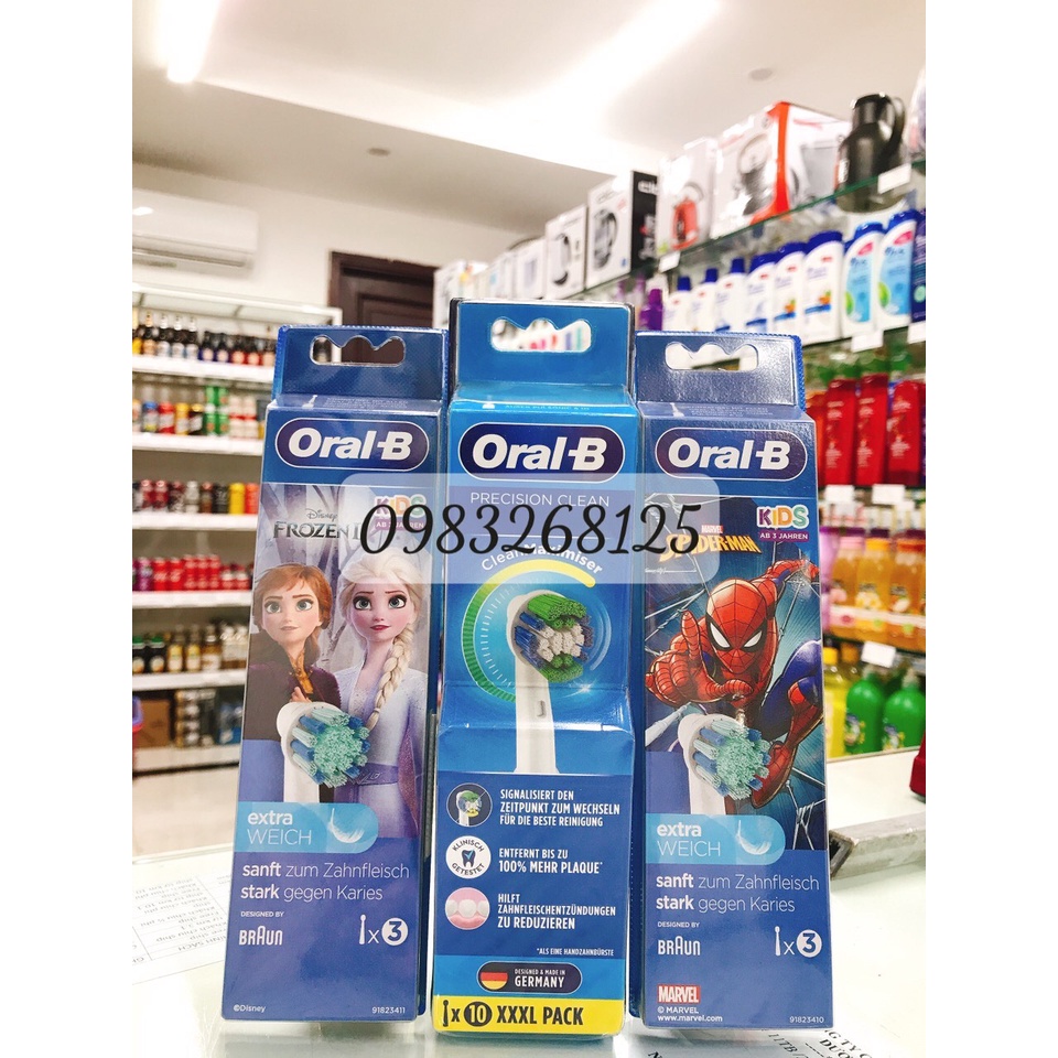 Đầu bàn chải máy cho Người lớn, trẻ em Oral -B - Đức - 1 chiếc lẻ
