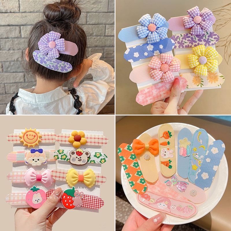 Bộ Kẹp Tóc Phong Cách Hàn Quốc Dễ Thương Dành Cho Trẻ Nhỏ