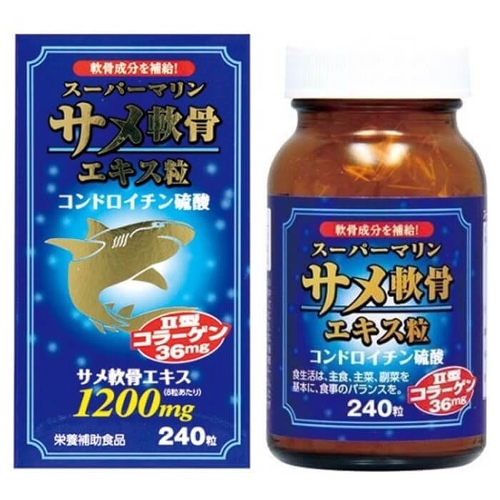 Sụn Cá Mập – Super Marine Shark, hỗ trợ giảm viêm khớp, thoái hóa khớp (240V)