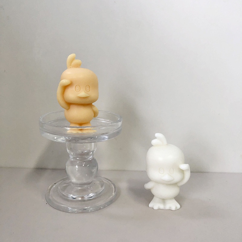 Sa Khuôn Silicone Làm Nến Hình Vịt 3D DIY