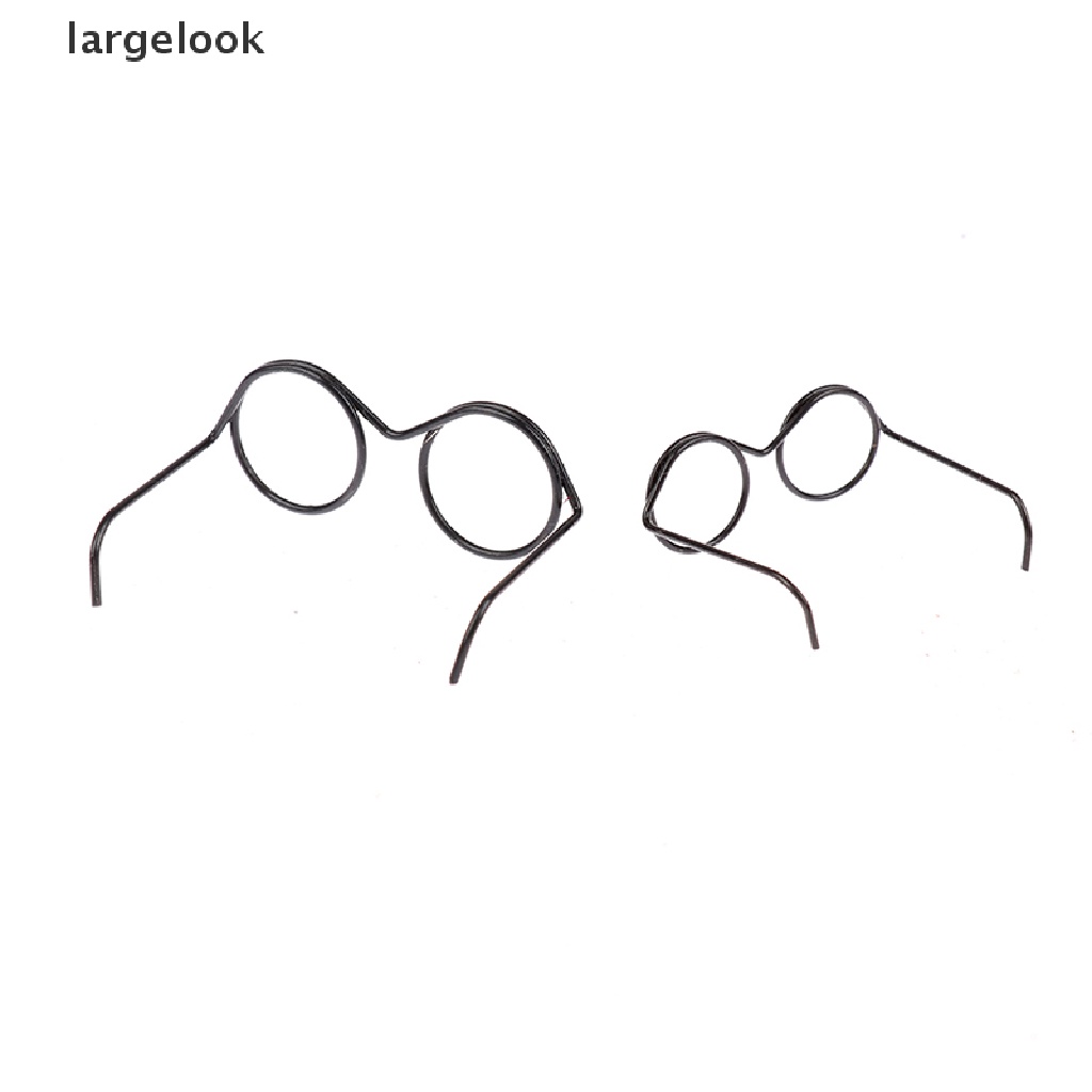 Set 10 mắt kính gọng tròn cổ điển thời trang dành cho búp bê 30cm