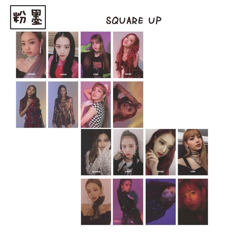 Set 8 thẻ hình thành viên nhóm nhạc Blackpink